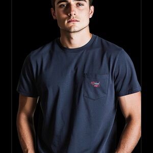 Rare Uniqlo x Keith Haring NYC Pop Icons Black Short Sleeve Pocket T-Shirt XL